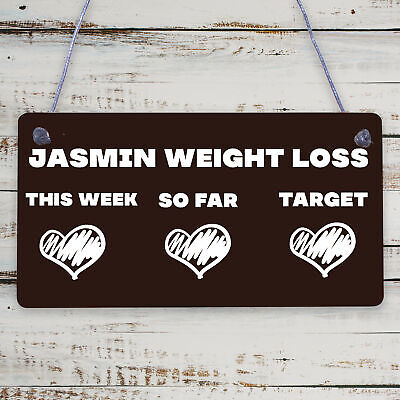 Best Weight Loss Tracker For Weight Loss Chalkboard Hanging Sign Gift For Friend