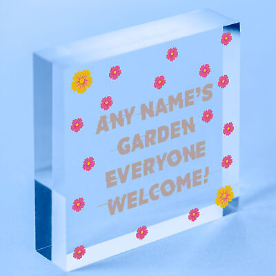 PERSONALISED Garden Sign Summer House Sign Gifts For Women Mum Nan Sister Auntie