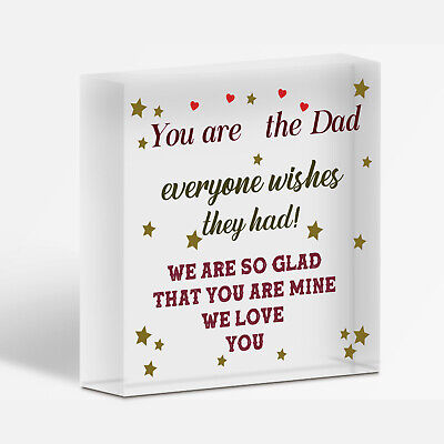 Dad Gift For Fathers Day Birthday Engraved Heart Gift For Him Gift For Dad