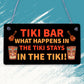 Funny Tiki Bar Decor Sign For Home Garden Bar Hanging Man Cave Cocktail Bar