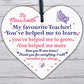 Teacher Gifts Wooden Heart Thank You Gift For Teacher Assistant Mentor Gift