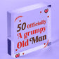 Rude 50th Birthday Funny Wooden Heart Birthday Gift For Dad Uncle Gift For Him