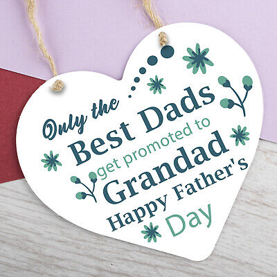 Best Dad Heart FATHERS DAY Gifts For Him Daughter Son Grandad Birthday Presents