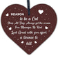 Reasons To Be A Cat Novelty Wooden Hanging Heart Shabby Chic Friendship Gift