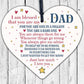 Dad Gift Wooden Heart Special Birthday Christmas Gift For Dad From Daughter Son