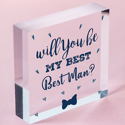 Will You Be My Maid of Honour Bridesmaid Flower Girl Best Man Wedding Request