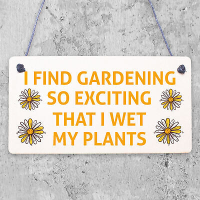 FUNNY Garden Sign Garden Plaque Summer House Sign Shed Plaque Gift For Her