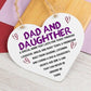 Dad And Daughter Gift For Fathers Day Birthday Gift For Dad Poem Thank You Gift