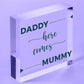 Page Boy Gift Wedding Sign Daddy Here Comes Mummy Funny Wedding Gift
