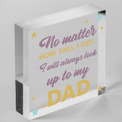 Daddy Dad Birthday Gifts From Daughter And Son Christmas Gifts For Men Wood Sign