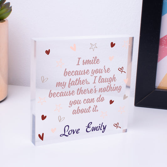 Personalised Father and Daughter Daddy and Daughter Son Fathers Day Gift for Dad