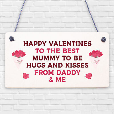 Valentines Plaque For Mummy To Be New Mum From Bump Child Love For Her