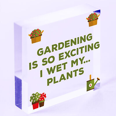 Funny Garden Plaque Gardening Gifts Hanging Garden Shed Signs Novelty Decor