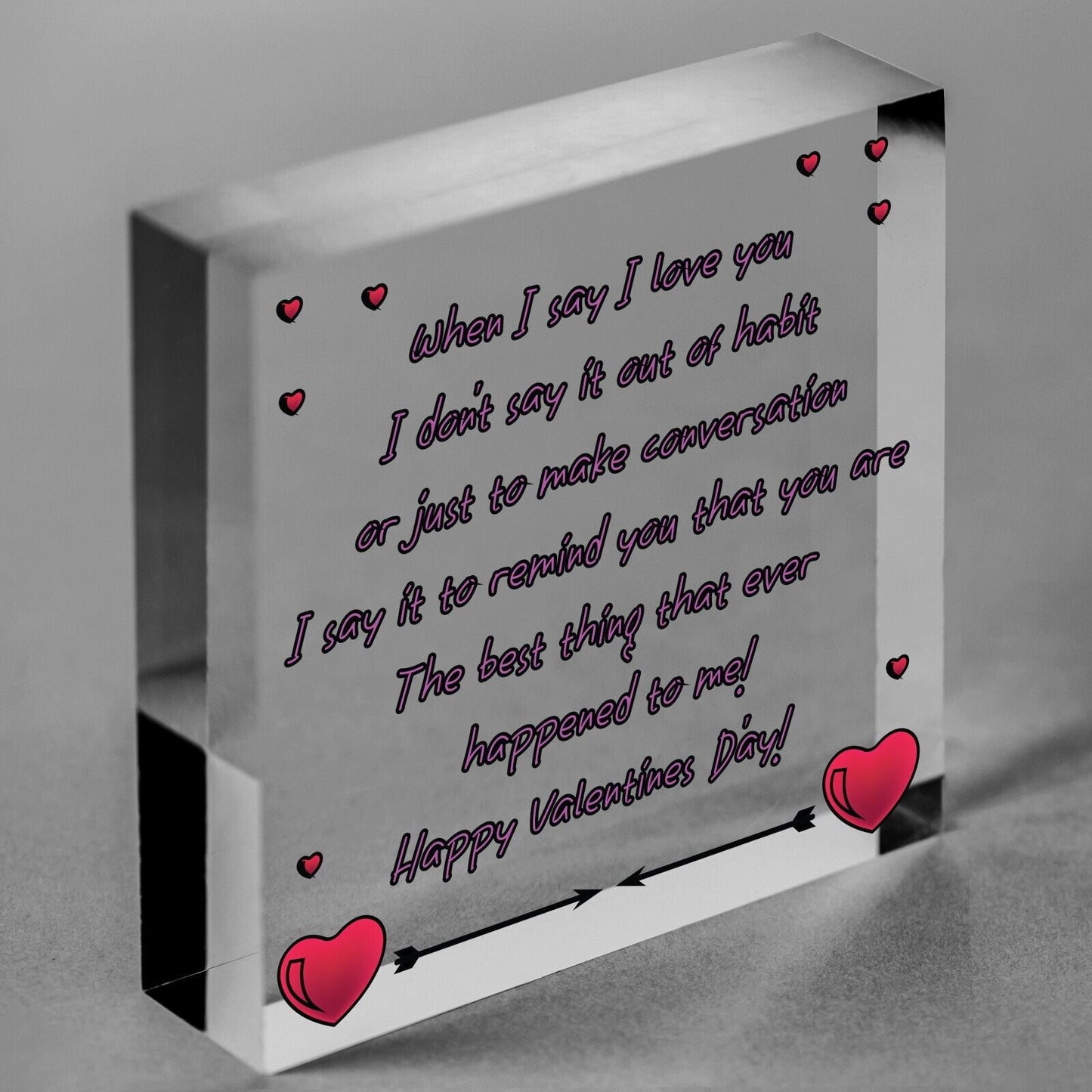 Sweet Valentines Day Card Quote Card For Him Her Boyfriend Girlfriend Husband