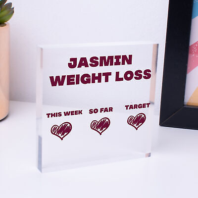 Best Weight Loss Tracker For Weight Loss Chalkboard Hanging Sign Gift For Friend