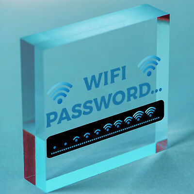 Wifi Password Hanging Home Decor Plaque House Warming Gift Home Internet Sign