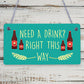 Novelty Bar Decor Signs Hanging Home Bar Man Cave Pub Garden Bar Decor Signs