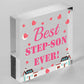 Best Step Son Gifts Mirror Heart Birthday Gift For Step-Son Novelty Gift For Him