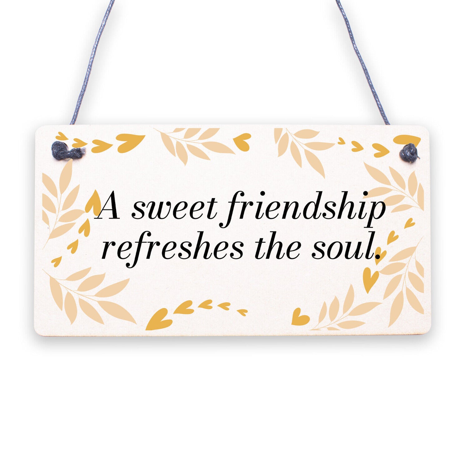 BEST FRIEND Birthday Christmas Keepsake Gift Wood Star Friendship Thank You Sign