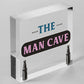 Rustic THE MAN CAVE Sign Garage Shed Plaque Funny Gift For Him Men Keepsake