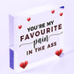 Hilarious Funny Anniversary Block For Him Her Valentines Day Block Husband Wife