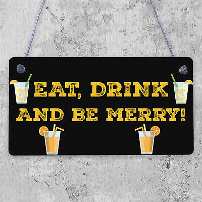 Novelty Be Merry Bar Sign Man Cave Pub Alcohol Gin Beer Christmas Gifts For Him