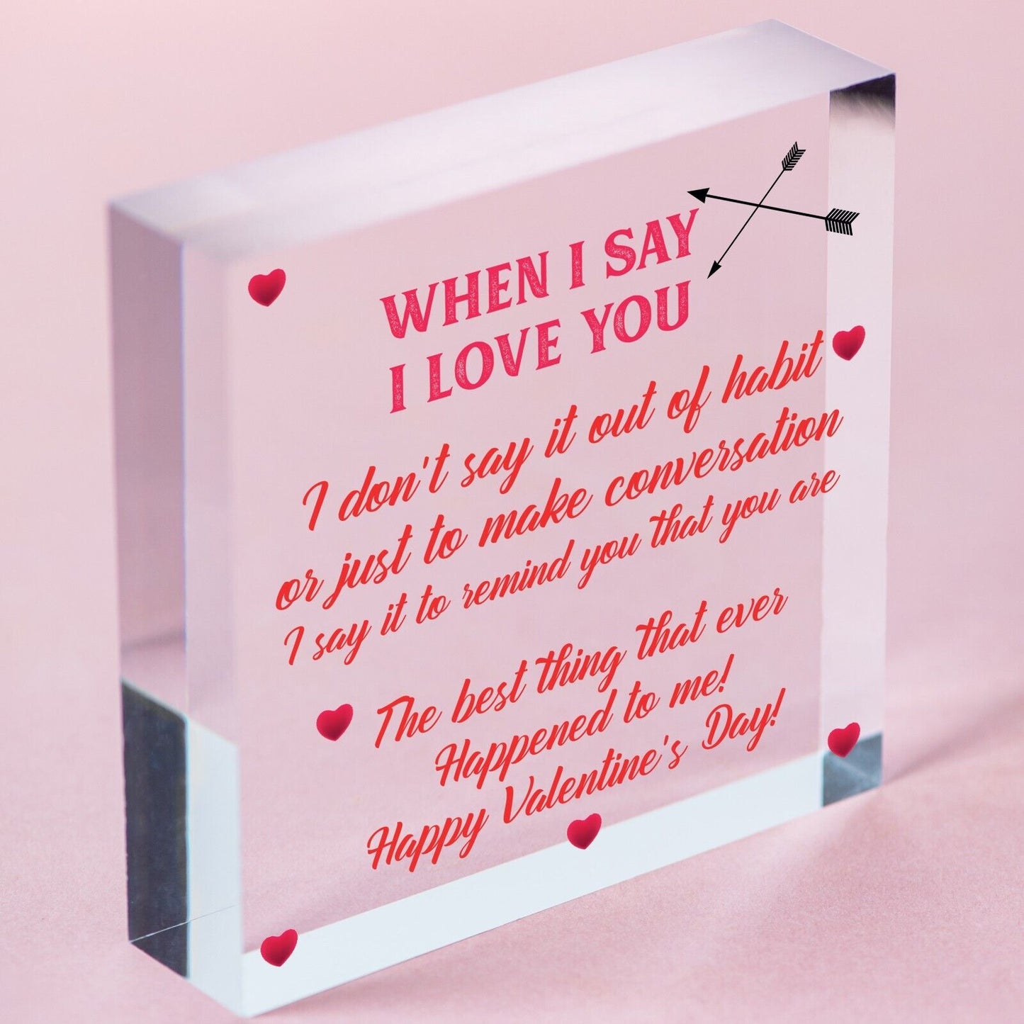 Special Valentines Day Gift For Husband Wife Gift For Him Her Engraved Heart