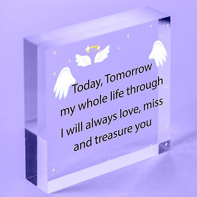 Handmade Special Memorial Plaque For Mum Dad Nan Grandad Hanging Memory Plaque