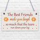 Best Friend Birthday Gift THANK YOU Hanging Plaque Friendship Christmas Keepsake