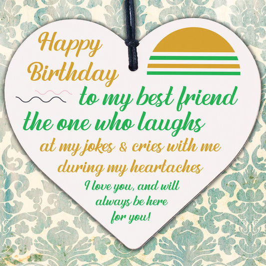 Birthday Friend Gifts Heart Special Friendship Plaque Card Best Friend Present