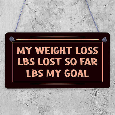 Weight Loss Countdown Chalkboard Sign Weight Watcher Slimming World Diet Plaque