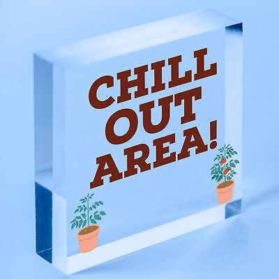 Chill Out Area Hot Tub Man Cave Shed Summer House Shed Garden Sign Plaque