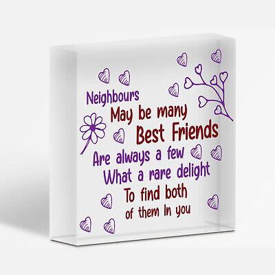 Best Friend Gift Wooden Heart Friendship Birthday Keepsake Plaque Thank You Gift