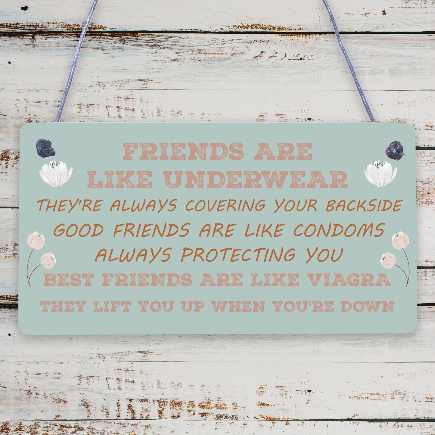 FUNNY Best Friend Gift Best Friend Sign Friendship Gift Thank You Birthday Gift