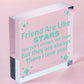 Best Friends Are Like Stars Friendship Sign Hanging Plaque Gift For Her ThankYou