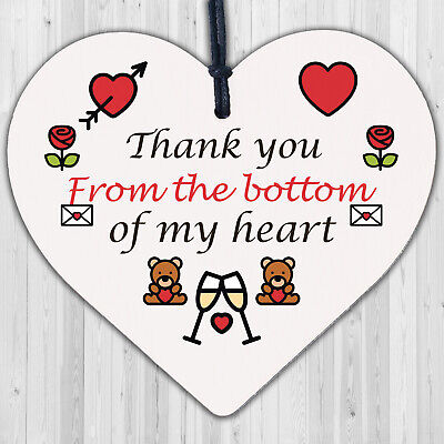 Thank You Gift For Teacher Midwife Nurse Assistant Friend Handmade Wooden Heart