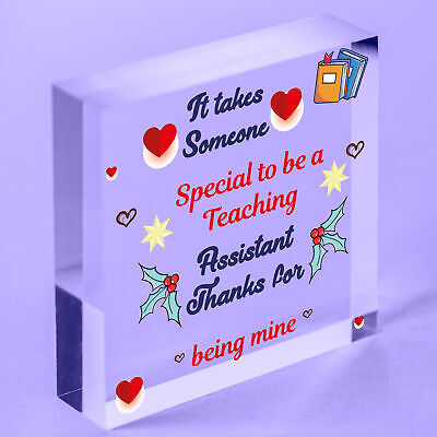 Teacher Gifts Wooden Heart School Nursery Pre School Leaving Thank You Present