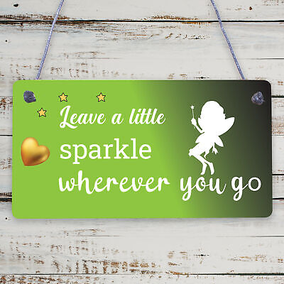 Garden Sign Shed Fairy Plaque Friendship Best Friend Motivational Birthday Gift