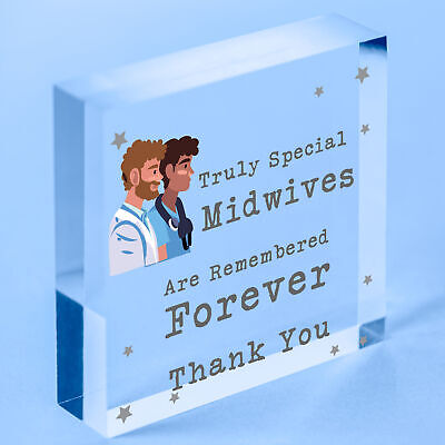 Special Midwife Midwives Thank You Gift Nurse Hanging Plaque Baby Sign Birth