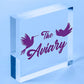 The Aviary Bird Aviary Sign Bird Accessories For Cage Garden Plaque Gift For Nan