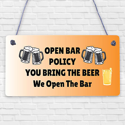 Funny Bar Sign Man Cave Pub Bar Sign Hanging Sign Gift For Him Beer Gift