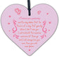 Miss You Memorial Plaque Wooden Hanging Heart Mum Dad Nan Grandad Memorial Sign