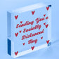 Socially Distanced Lockdown Heart Best Friend Birthday Christmas Quarantine Gift