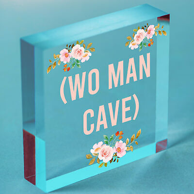 Her Man Cave Sign Funny Bedroom SummerHouse Plaque Gifts For Women Gifts