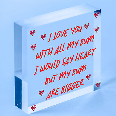 Funny Valentines Day Card For Boyfriend Husband Novelty Card For Him Rude Gift