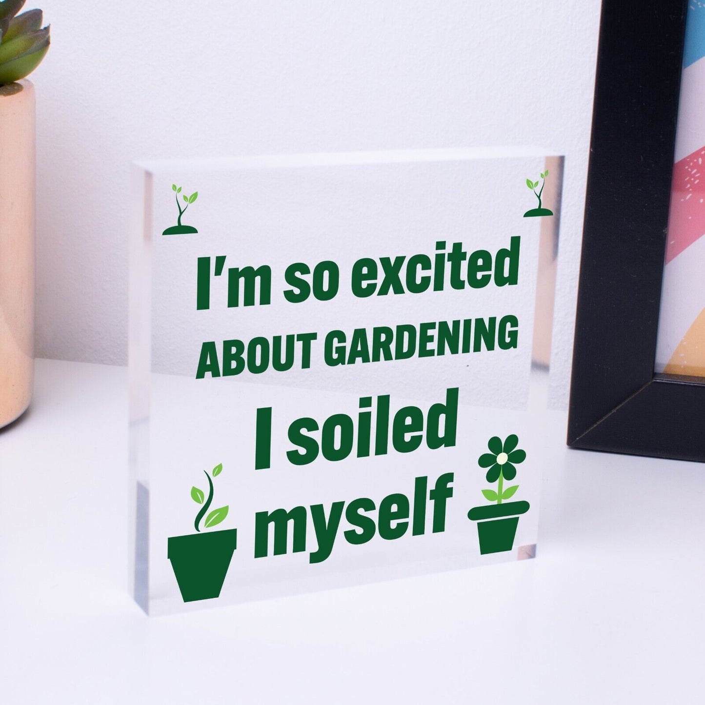 Funny Garden Sign Gift For Gardener Novelty Home Decor Sign Garden Shed Plaque