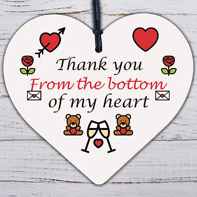 Thank You Gift For Teacher Midwife Nurse Assistant Friend Handmade Wooden Heart