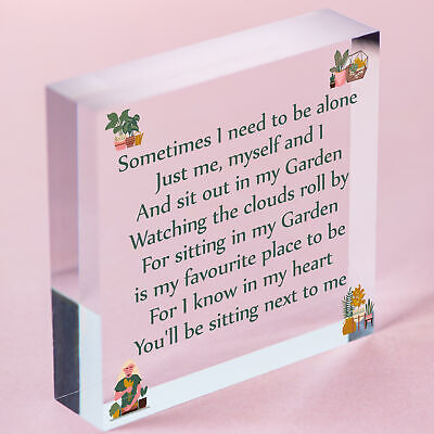 Garden Memorial Hanging Plaque SummerHouse Garden Shed Sign Gifts For Mum Nan