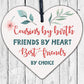 Best Friend Gifts For Cousin Birthday Christmas Card Gifts Wooden Heart Keepsake