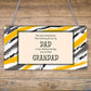 Dad Grandad To Be Grandparent Gifts Hanging Plaque Thank You Birthday Gifts